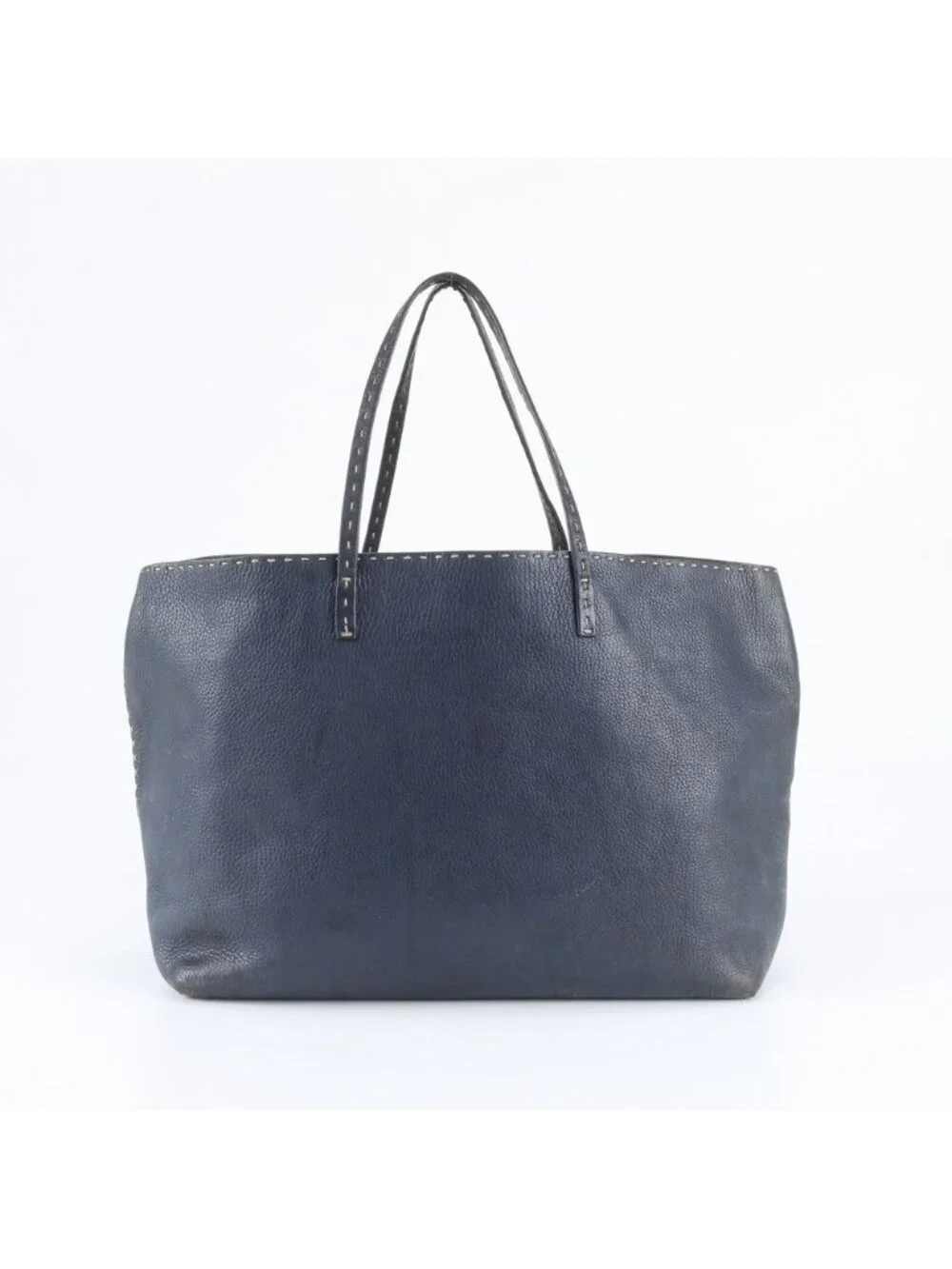 Fendi Selleria Calfskin Leather Tote Bag Shoulder Business Document